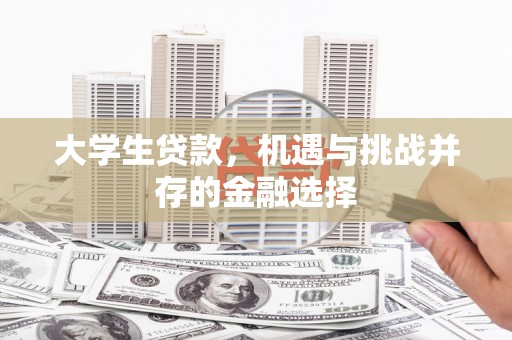 民雄大学生贷款，机遇与挑战并存的金融选择