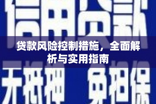 元长贷款风险控制措施，全面解析与实用指南