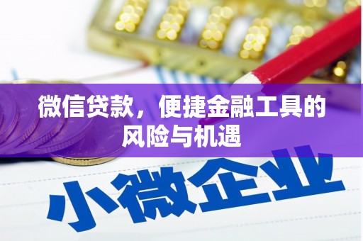 洪雅微信贷款，便捷金融工具的风险与机遇