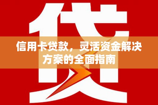 岱岳信用卡贷款，灵活资金解决方案的全面指南