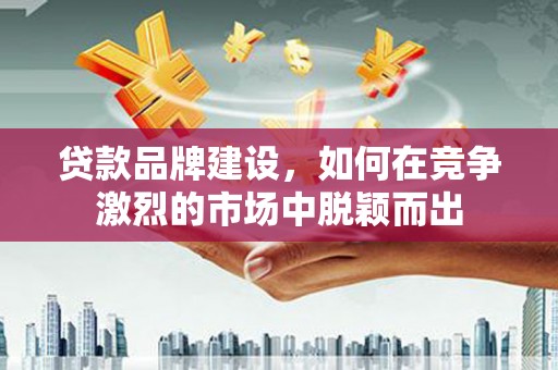 会理贷款品牌建设，如何在竞争激烈的市场中脱颖而出
