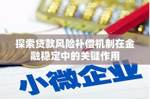 上林探索贷款风险补偿机制在金融稳定中的关键作用