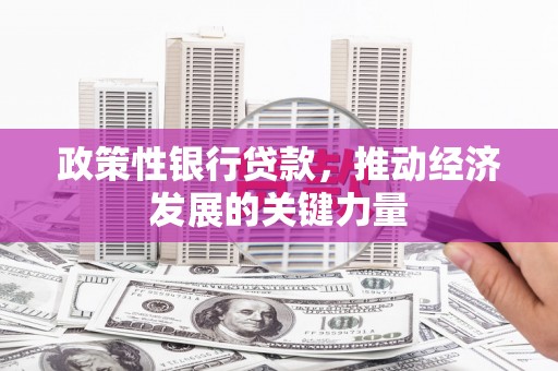文水政策性银行贷款，推动经济发展的关键力量