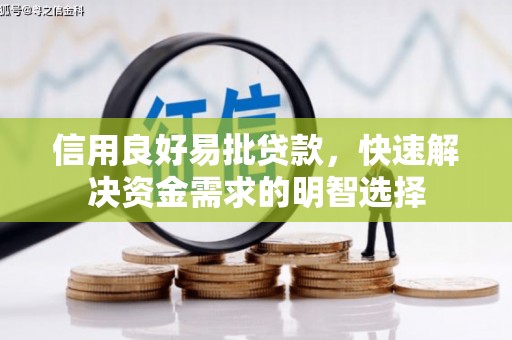 嘉黎信用良好易批贷款，快速解决资金需求的明智选择