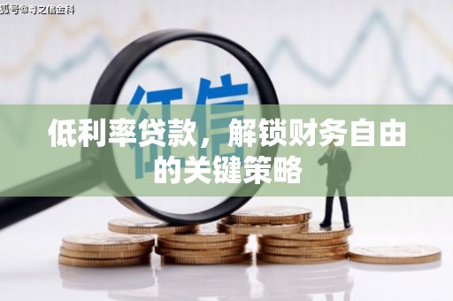 浦东低利率贷款，解锁财务自由的关键策略
