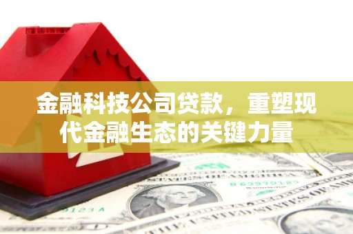 西充金融科技公司贷款，重塑现代金融生态的关键力量