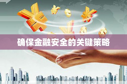 二水确保金融安全的关键策略